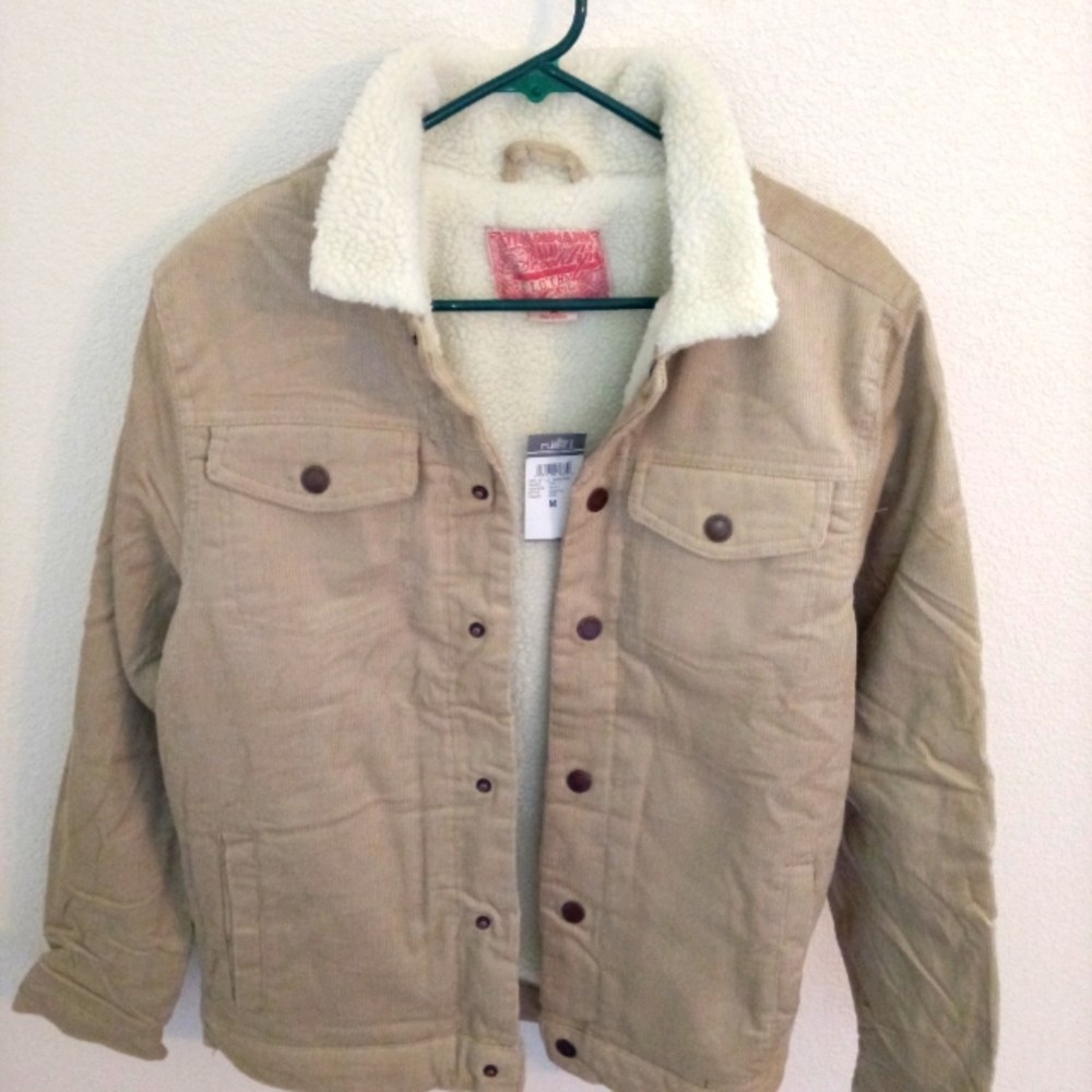 New, Brooklyn Cloth men's Sharpa-lined Corduroy